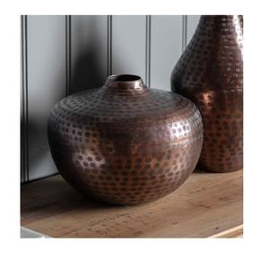 Juego de florero de hierro de Metal de diseño moderno personalizado de dos para decoración del hogar Florero de piso de tendencia con opciones de color de tamaño - Product Image 4