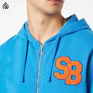 Sudadera con capucha colorida con logotipo de bordado personalizado y venta precio razonable sudaderas con capucha bordadas holgadas personalizadas para hombres - Product Image 6