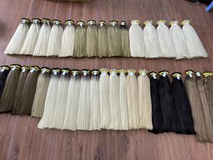 FLASH SALE High Quality 100% Virgin Raw Bulk Straight Vietnamese Hair Extensions Unprocessed Natural Wave <b>Wigs</b> HD <b>Cheap</b> Price! - Product Image 5