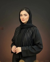 Vente en gros de vêtements islamiques Abaya de Turquie personnalisée Petite abaya de luxe élégante pour femmes robe musulmane Abaya de Dubaï à manches volantées en satin