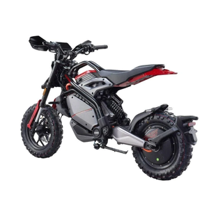Motocicleta Todoterreno Eléctrica Negra y Roja de 2 Tiempos y 50cc con Disco de Acero, Nueva - Product Image 3