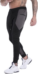 Pantalon de jogging d'automne en coton molletonné personnalisé pour adultes Pantalon de survêtement de course réversible et sans couture pour les sports d'extérieur - Product Image 3