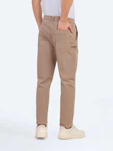 กางเกงคาร์โก้ผ้าแคนวาสแบบใหม่ ระบายอากาศ กันน้ำ กันลม ทรงหลวม ทรงตรง ไซส์ใหญ่ สีพื้น สำหรับผู้ชายและผู้หญิง เหมาะสำหรับใส่ทำงานกลางแจ้ง - Product Image 4