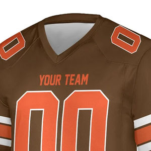 Camisetas de Fútbol Americano Elegantes, Personalizadas de Alta Calidad, Sublimación Completa, Talla XL, Camisetas y Tops de Moda a un Precio Económico OEM - Product Image 3