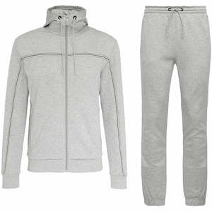 ชุดกีฬาฟลีซ 100% สำหรับออกกำลังกาย แบบมีซิป สำหรับทุกเพศ ชุดวอร์มลำลองทรงเข้ารูปสำหรับผู้ชาย - Product Image 1