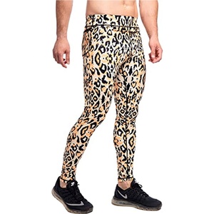 Leggings de gymnastique pour hommes de haute qualité nouveau Style mode bas-collants avec Logo personnalisé Fitness Sport Leggings hommes collants leggings - Product Image 4