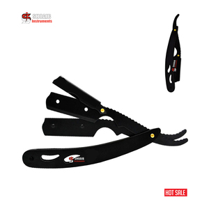 Rasoir à gorge coupée rasoir barbier Shavette lame à bord unique rasoir à bord droit rasoir de coupe de cheveux outils de nettoyage de soins personnels - Product Image 4