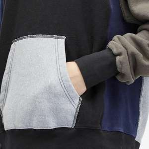 เสื้อฮู้ดแขนยาวทรงปกติ ผ้าหนา เย็บตะเข็บเปลือย โพลีเอสเตอร์/คอตตอน สำหรับผู้ชาย คุณภาพระดับเฟิร์สคลาส ปักลายเทอร์รี่ - Product Image 6