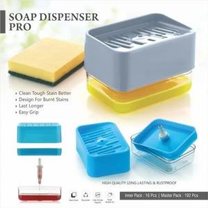 ANAX 300ml Plastic Soap <b>Dispenser</b> for Dishwash & Handwash Glossy Finish Rectangular Multi-Color <b>Pump</b> Bottle - Product Image 6