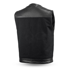 Gilet en cuir véritable pour homme, fermeture éclair, imperméable, respirant, poche 5 dimensions, vêtement d'extérieur de haute qualité pour femme - Product Image 5