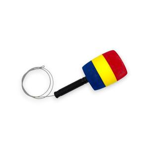 Marteau rond tricolore avec manche noir en mousse haute densité, livraison gratuite - Jouet de martelage et de battage pour les enfants de 2 à 4 ans - Product Image 2