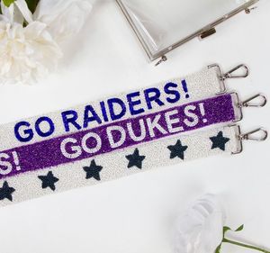 Lanière en coton inspirée de la guitare de style Ins Sangle de sac à main avec perle de rocaille Accessoire Cell/Smartphone Strap Charm - Product Image 4