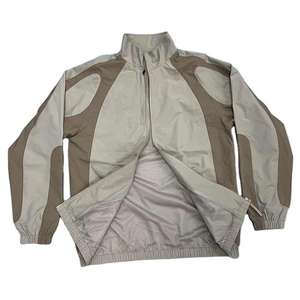 Conjunto Deportivo Personalizado de Chaqueta Cortavientos con Capucha y Cremallera, Pantalones Deportivos Ligeros de Nailon, Pantalones Deportivos Acampanados - Product Image 6