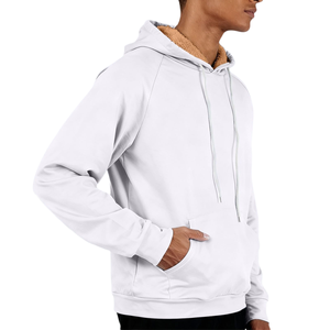 Sweat-shirt à capuche en molleton mélangé de coton à manches longues pour homme, léger, tendance, coupe classique, à manches longues pour homme - Product Image 4