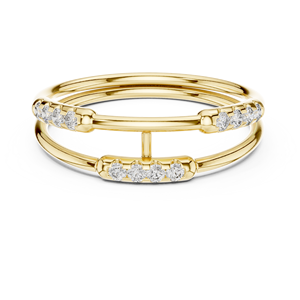 Anillo mantra personalizado de 14K con texto en sánscrito - Product Image 6