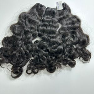 Chine Invisible génie Remy vierge Machine Double trame cheveux humains femmes Style droit en vrac Extensions de cheveux différentes longueurs-8 20 - Product Image 1