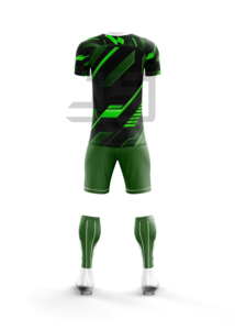 Premium Breathable Football Team Uniform 100% Polyester Soccer Jersey and Shorts for Competitive Sports Practice Outdoor Play - Product Image 4