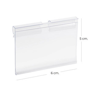 Porta Prezzo Piatto Impermeabile in Plastica per Gondola, Espositore per Etichette Prezzo per Promozione Efficace in Negozio - Product Image 2