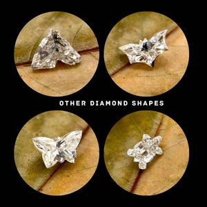 Diamante de corte de flor cultivada en laboratorio para la fabricación de joyas-VS Clarity Diamantes sueltos para colgantes Anillos Pendientes - Product Image 5