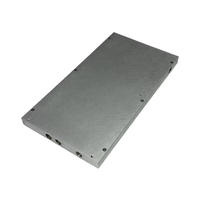 Services de fabrication d'usine, usinage, bloc de passivation en aluminium personnalisé, dissipation thermique efficace, plaque de refroidissement par eau