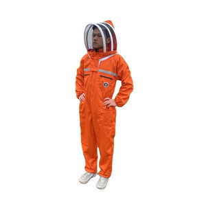 2025 nuevo traje de apicultura mono de trabajo ventilado de algodón características transpirables antiestáticas que incluyen velo cremallera OEM - Product Image 1
