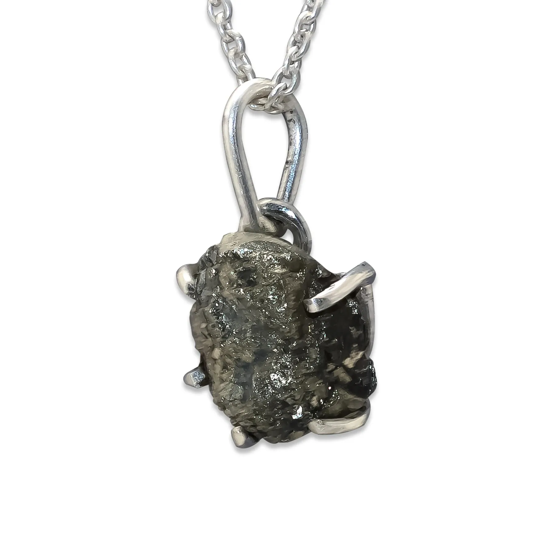 Đá Quý Tự Nhiên Nguyên Pyrite Đá 925 Sterling Bạc Mặt Dây Chuyền Handmade Vòng Cổ Quà Tặng Cho Cô Bán Buôn Đồ Trang Sức Bạc