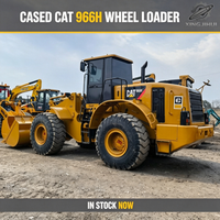 Chargeuse sur pneus Caterpillar 966H, 24 tonnes, chargeuse frontale moyenne-lourde, moteur C11 ACERT, chargeuse sur pneus Cat d'occasion pour travaux de construction, carrière, sable