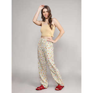 Pijama Cómodo 100% Rayón Estampado, Estilo Familiar Informal, Patrón de Ositos de Peluche, Cintura Elástica con Bolsillos, Personalizado, Súper Suave, Tejido ODM - Product Image 2