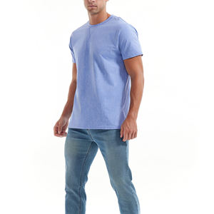 Camiseta estampada de manga corta con hombros caídos y cuello redondo para hombre, ropa de calle a granel, ropa mixta, camisetas con patrón personalizado - Product Image 4