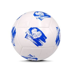 Ballon de football professionnel cousu à la machine en cuir PU PVC, ballon d'entraînement entièrement imprimé OEM - Product Image 6