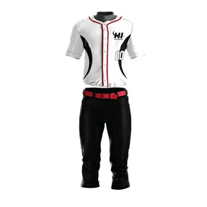 Uniforme de Béisbol de Tela Cómoda, Uniforme de Béisbol de Material Flexible, Kit de Campo para Uniforme de Béisbol - Product Image 1
