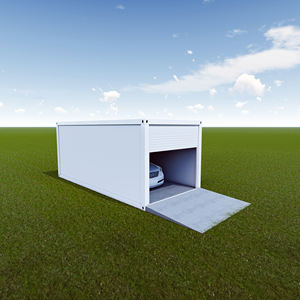 गोदाम पूर्वनिर्मित फोल्डेबल गेराज स्टील फ्रेम मॉड्यूलर छोटे कंटेनर हाउस कार्पोर्ट गैराज - Product Image 6