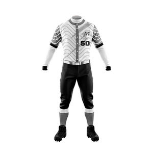 Uniformes Deportivos de Béisbol y Sóftbol de Alta Calidad con Nuevo Diseño, Transpirables, de Poliéster/Algodón, Impresión por Transferencia de Calor, Colores y Logotipos Personalizados - Product Image 5