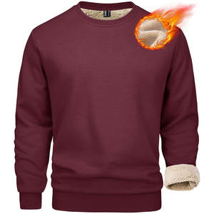 เสื้อสเวตเตอร์คอกลมผ้าซับในสำหรับยิมเสื้อแห้งเร็วกันความชื้นแบบปักประสิทธิภาพสูงสำหรับฤดูหนาว - Product Image 5