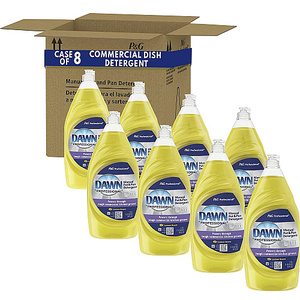 รุ่งอรุณ ®   น้ำยาล้างจานแบบขวด Pro Manual กลิ่นเลมอน ขนาด 38 ออนซ์ 8 ขวด (45113) - Product Image 1