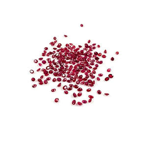 Rubíes Naturales de Bangkok, Calibrados, Ovalados, 2x3mm, Gemas de Cristal, Corte Brillante, Forma de Cojín, Colores Rojo Claro y Rosa, Tratados con Calor - Product Image 1