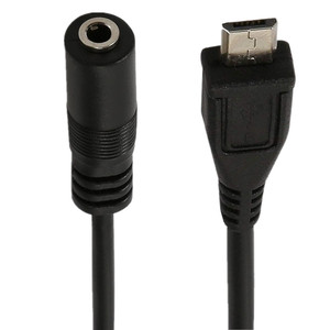 3,5mm hembra a 5 pines Mini <span class=keywords><strong>USB</strong></span> macho Cable adaptador de micrófono <span class=keywords><strong>Micro</strong></span> <span class=keywords><strong>USB</strong></span> <span class=keywords><strong>Jack</strong></span> macho a 3,5mm hembra Cable adaptador de auriculares 0,3 m - Product Image 3