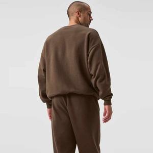 Sudadera con capucha de cuello redondo para hombre personalizable logotipo bordado en chenilla tejido superior otoño diseño de tela impresa en 3D - Product Image 2