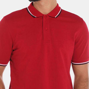 Camiseta de Golf Personalizada ODM de Algodón 100% Orgánico para Hombre, Manga Corta, Estilo Casual Elegante, Tejida, de BD - Product Image 5