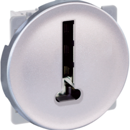 COMETE Conector de teléfono plateado en forma de T Cable de alta calidad para teléfonos - Product Image 1