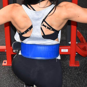 Cinturón de levantamiento de pesas de cuero resistente para culturismo equipo de entrenamiento de gimnasio cinturón de levantamiento de pesas - Product Image 5