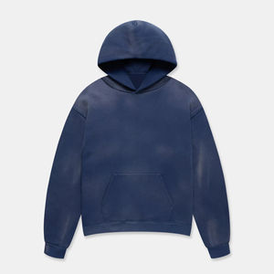 Pulls à capuche d'hiver avec logo personnalisé pour hommes 400 GSM Vente en gros de vêtements pour hommes en coton durable 100% - Product Image 1