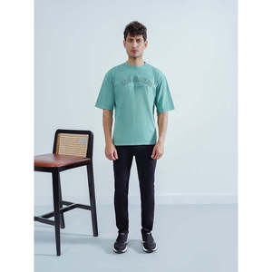 เสื้อยืด ESDRAS ลำลอง ผ้าฝ้าย 100% ทรงปกติ เนื้อผ้าเจอร์ซีย์น้ำหนักเบา ดีไซน์โอเวอร์ไซส์ พิมพ์ลาย หมายเลขรุ่น คุณสมบัติเนื้อผ้าหนา - Product Image 1