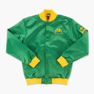 Custom Satin Varsity Jacket Glossy Baseball Letterman Jacket para hombres y mujeres (al por mayor) - Product Image 1