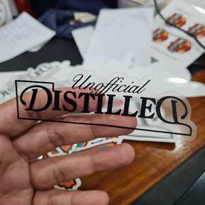 Autocollant en vinyle transparent imperméable à l'eau enduit UV résistant aux intempéries précieux voiture ordinateur portable Logo décoratif autocollants promotionnels - Product Image 5