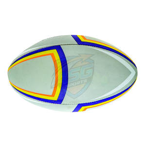 Balón de Rugby de PVC Impermeable Personalizado de Alta Calidad, Color y Logotipo Personalizados para Exteriores - Product Image 1