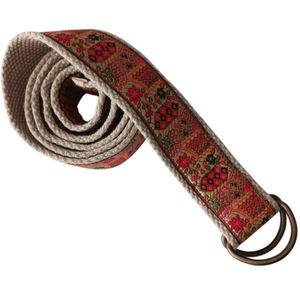 2025 KVR 2025 Usine En Gros Solide Couleur Double D-Ring Boucle Jacquard Nylon Sangle Ceinture Avec Pointe En Métal - Product Image 2