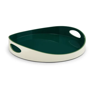 Nuevo diseño, dos colores, bandeja para servir café lacado para el hogar y la cocina, vajilla para restaurantes, venta al por mayor de Vietnam - Product Image 2