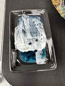 Porte-savon porte-savon auto-drainant, porte-savon en barre de résine, porte-savon en forme de feuille de ginkgo économiseur de savon pour salle de bain - Product Image 6