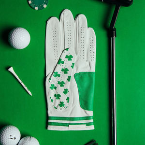 ถุงมือกอล์ฟน้ำหนักเบาสำหรับผู้ชายถุงมือกอล์ฟน้ำหนักเบาปรับได้วัสดุหนังกันยับ - Product Image 2